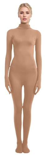 Générique Combinaison intégrale unisexe pour homme et femme - Costume d'Halloween - Carnaval - Costume Slenderman - Lorax ouvert - Cosplay - Combinaison seconde peau - Combinaison adulte