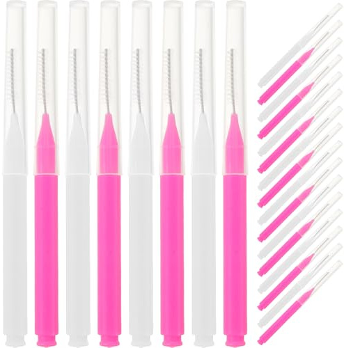 Healvian Lot de 50 Mini Brosses de Anti-obstruction, Déboucheurs de Petits Trous, Outils de Nettoyage pour Pommeau, Buses Délicates, Salle de Bain et Entretien Ménager
