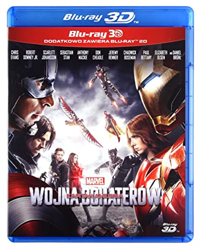 Captain America: Civil War [Blu-Ray]+[Blu-Ray 3D] [Region B] (English audio. English subtitles)