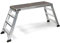 Jumbo® Piattaforma di lavoro in alluminio/legno, 130 x 45 cm, altezza 0,87 m, pieghevole, scala di montaggio