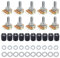 10Pcs Drehpotentiometer Joystick 10K Potentiometer Set Linear Taper Potenziometer Drehpotentiometer mit Muttern und Unterlegscheiben Rotary Encoder Lewttyer