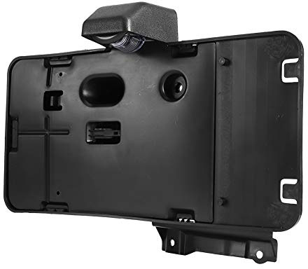 Support de Plaque d'immatriculation de Voiture, Pièces de Voiture de Montage de lumière de Plaque d'immatriculation pour Jeep Wrangler JK 2007-2016 (Noir)