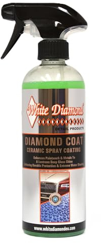 White Diamond Detail Products Diamond Coat Keramikversiegelung 500 ml zur Verbesserung des Glanzes des Lacks
