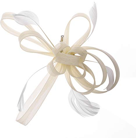 Damenhut Vintage Fascinator Hut Damen Haarschmuck Hochzeit Elegant Headwear Karneval Bankett Hut Blume Hochzeitszubehör Cocktail Haarreif Fasching Kopfschmuck Party Haar Clip Mädchen Haarsband