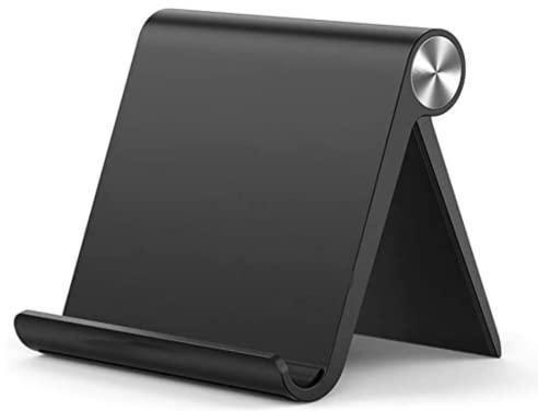 SoleilX Porta Cellulare Regolabile, Supporto Cellulare Portatile, Porta Tablet, Porta Telefono Scrivania Portacellulare per Samsung Iphone Tablet Android Kindle