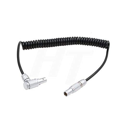 HangTon Timecode Sync Jam Cable for RED ARRI Alexa SXT LF Mini Camera Ambient Nano Lockit Sound Devices 688 Audio Recorder 0B 5 Pin to 5-Pin Right Angle