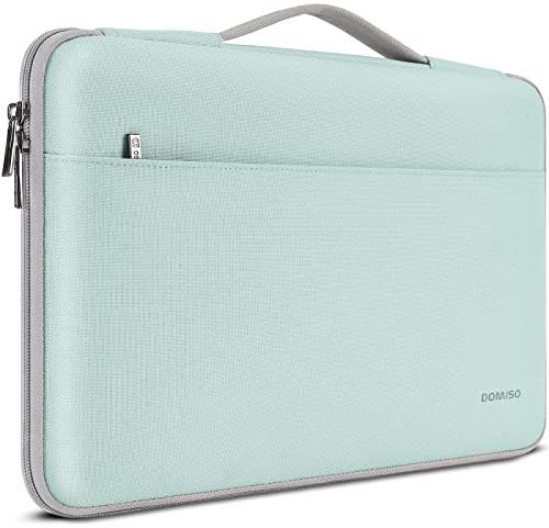 DOMISO 13 Zoll Laptoptasche Laptop Tasche Hülle Notebook Sleeve Case Bag Schutzhülle Kompatibel mit Macbook Air 13 M4 M3 M2 2025,MacBook Pro M2,Ipad Air,Dell,Lenovo,Laptophülle Damen,Minzgrün