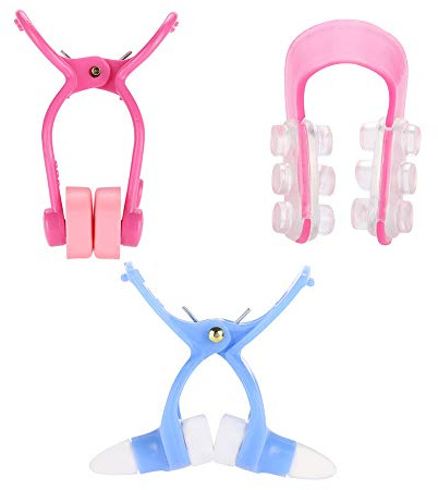 Nose Shaper Clip für nase verkleinern, 3Pcs Silikon Nasenheber Nasenkorrekturclips, Glätteisen Nasenschiene für eine gerade nase, nasen gerade macher Face Beauty Tool Set - Sicher und effektiv