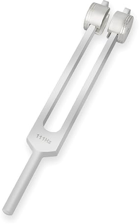 111 Hz Stimmgabel Hergestellt in Sheffield, England, von Ragg Tuning Forks. Hochwertige Aluminium-Stimmgabel für Sound und Vibrationsenergie. Ideal für Meditation, Yoga und Sound Therapie