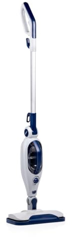 Dirt Devil Nettoyeur Vapeur et Défroisseur à Main DD7004 - Pour Canapé et Sol - Serpillière Électrique 1300 W - Balai Vapeur Chauffé en 30 Secondes - 4 Accessoires Inclus