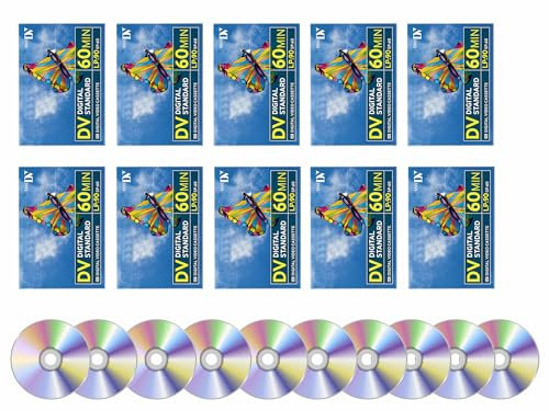 Déversement, transfert de cassettes vidéo Mini DV sur Pendrive ou Dvd (10 cassettes vidéo sur DVD)
