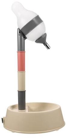 POPETPOP Distributeur Deau Et De Nourriture pour Chiens Distributeur Deau pour Chats Bouteille Deau pour Animaux De Compagnie Bol Réglable en Hauteur pour Chats Dintérieur