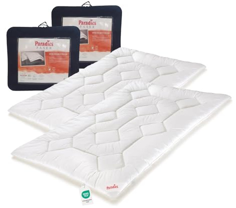 PARADIES 2 Stück Halia winterwarm extra warme Bettdecke Decke 135x200