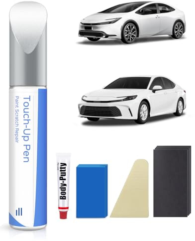 040 Super White/Ice Cap Lackstift Kit für Toyota – Exakte Übereinstimmung für Chips und Kratzer