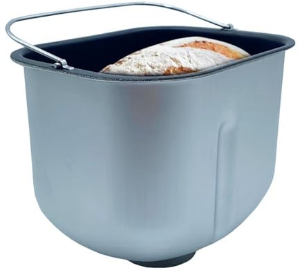 Teglia per il pane, fusto da forno in lega di alluminio, accessorio di ricambio per macchina per il pane | Fusto interno antiaderente per uso alimentare, teglia da forno facile da pulire per e