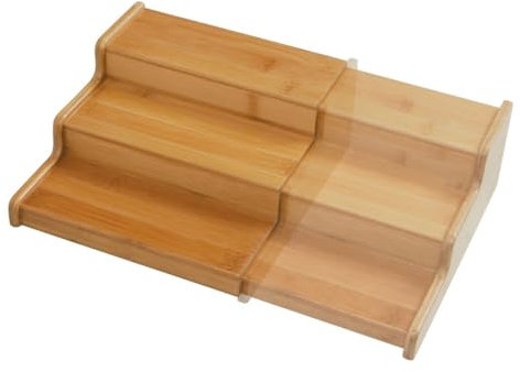 Ciieeo Küchen Gewürzregal Aus Holz Gewürzregal Für Arbeitsplatte Für Optimale Raumnutzung Für Kochutensilien Und Gewürze