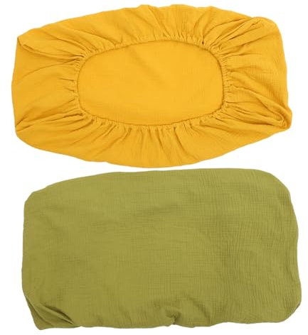 ULDIGI Wickelunterlagenbezug Für Wickeltisch 2 Stück Wiederverwendbar Elastisch Passend Für Jungen Und Kleinkinder Einfach Zu Reinigen Verwenden