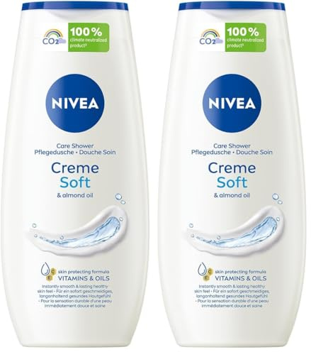 NIVEA Duschgel Creme Soft 250ml (Packung mit 2)