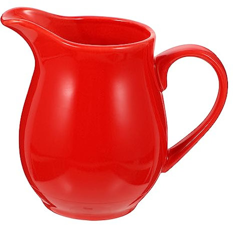 PartyKindom Ceramic Gravy Boat with Saucer and Handle Elegant Dipping Sauce Cup for Gravy Storage Dishwasher Safe for Restaurants and Housewarming Parties
