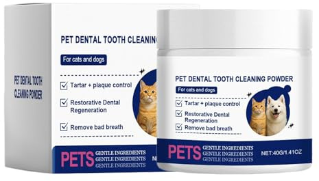 Polvo de limpieza de dientes para mascotas - Solución de higiene bucal fácil perros gatos | Explore natural de , soporte para cachorros cachorros, polvo de control t