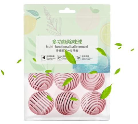 Palline antiodore per scarpe, deodoranti potenti per basket | 6 pezzi deodorante per stivali, eliminatore di odori per scarpe, mangiatori di odori per scarpe, neutralizzante odeu