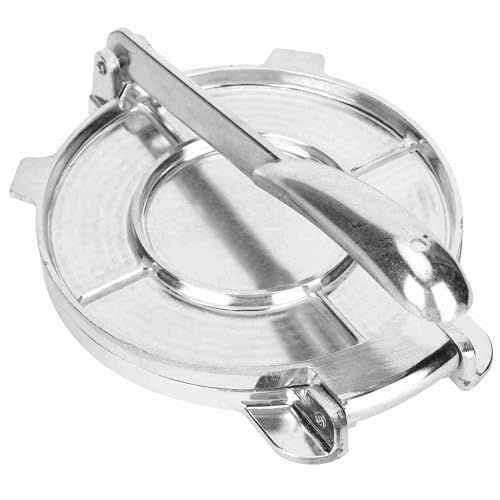 Tortilla da 6 pollici Creatore di pressione, Farina in lega di alluminio Tortilla Pasticce Strumento Pressa Pressa Stick Utensili da cucina non pieghevole.