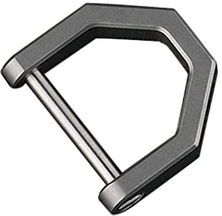 PURPLELILY D-Ring-Form, Metallreifen, Hufeisenform, Schäkel, Schlüsselanhänger, Leder, Handwerk, Schnalle, Zubehör