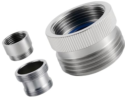 Rubinetto da lavandino a connettore per tubo da giardino Strumenti di irrigazione da giardino Adattatore per rubinetto con aeratore Raccordi per tubi dell'acqua Rubinetto per lavello duraturo a