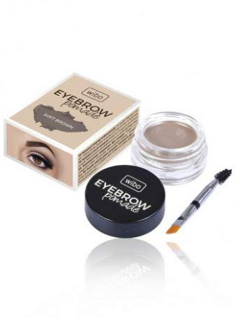 Crema para Cejas Waterproof Marrón Claro - Eyebrows Pomade 1 Soft Brown - Wibo