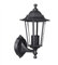 Monzana Farol de jardín Krysante color Antracita 60W Lámpara rústica de Pared 375x200x225mm Resistente Patio terraza