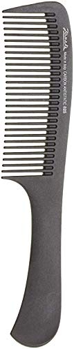 Jäneke pettine con manico 55825 carbonio 22,5 cm (antistatico) per capelli, per acconciatura a denti larghi (825)