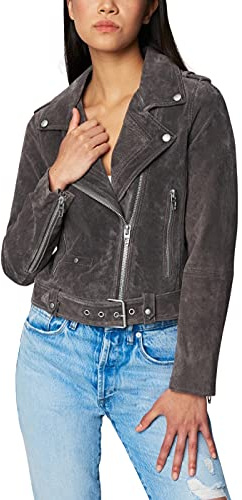 [BLANKNYC] Ropa de lujo para mujer, chaquetas de motociclista, cómodas y elegantes, Alta altitud, S