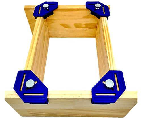Soporte de ángulo recto, 4 Uds., abrazadera de ángulo recto de 90 grados, herramienta de mano para carpintería, Clips de fijación, abrazadera de marco, soporte de esquina, accesorio de juntas en T