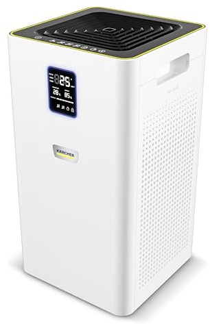Kärcher Luftreiniger AF 30, Luftdurchsatz 320m³/h, Raumgröße 30m², Filterleistung: entfernt 99,95% der Partikel bis zu 0,3μm wie Staub & Allergene, Automatikfunktion, Timer, Nachtmodus