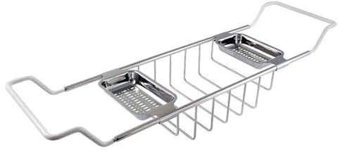 Vintage Bathtub Caddy Tray Polished Nickel