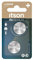 ITSON, CR2016 Batterien, 3V, Knopfzellen, 2 Stück, am besten für Autoschlüssel, Uhren und Herzfrequenzmesser