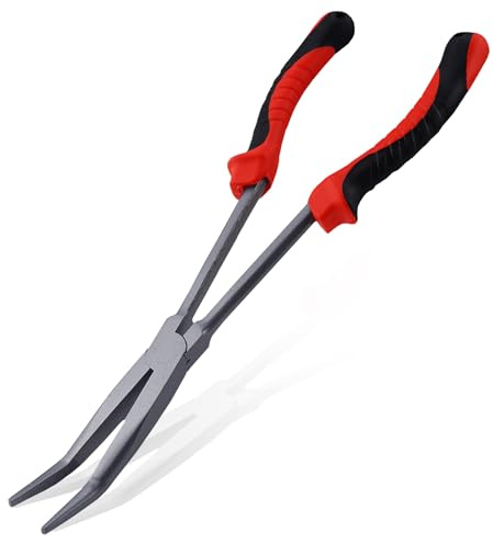 GKZB Angelzange Lang Angeln Zange Zange Angeln Zange Angelzubehör | Länge: 28cm | Extra lange Angelzange. Perfektes Angelzubehör zum Angeln auf Raubfische wie Hecht & Zander