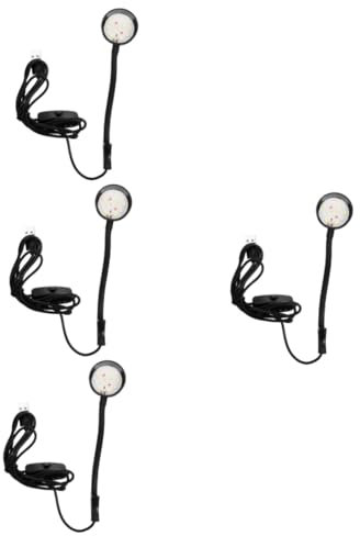 BESPORTBLE 4stücke Aquarium Lampe Mit Clip Und Leicht Für Kleine Aquarien Schöne Beleuchtung Für Wasserpflanzen Und Fische Installieren