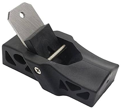 NHEISSCF Raboteuse en bois pour portes, mini rabot plat pour le travail du bois, rabot manuel en bois, outil de bricolage, rouge (noir)