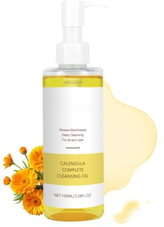 Cleansing Oil for Face,Oil Cleanser,Gentle Makeup Remover Facial Cleanser,Blackheads Removal,Face Cleanser for All Skin Types,Hydrating Dask Spot Remover,Gentle Pore Remover with Plant Extact,100ml