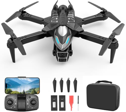 Drohne mit Kamera 4K, Mini Drohne mit Heckspritze, RC Quadcopter für Einsteiger Drohnen für Erwachsene, 360° Flip, Headless Mode, Optische Flusspositionierung, Outdoor Spielzeug Geschenk für Jungen