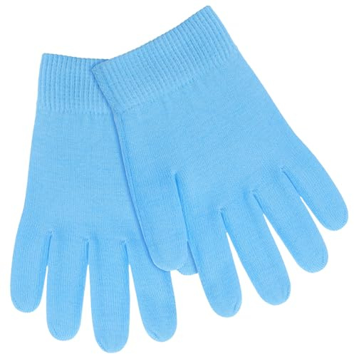 VALICLUD Feuchtigkeitsspendende Spa Handschuhe Mit Gel Futter Atmungsaktiv Hautfreundlich Für Trockene Hände Nacht Handpflegehandschuhe
