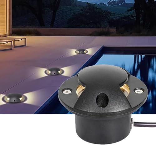 GUODDM Foco LED De Haz Plano - Luz LED Subterránea, AC85-265V, LEDs Para Empotrar En El Suelo, Luz Exterior Subterránea Con Iluminación De 2 Lados, Resistente Al Agua IP66(Purple,18w)