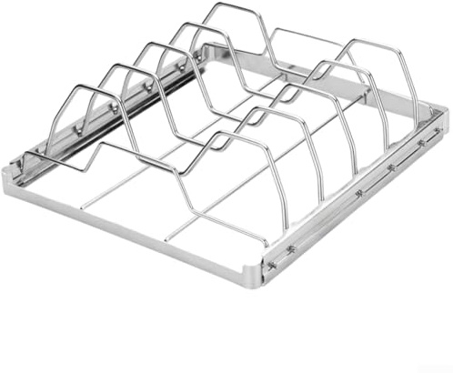 Grille de barbecue pliable en acier inoxydable 430 avec répartition homogène de la chaleur pour camping et pique-nique