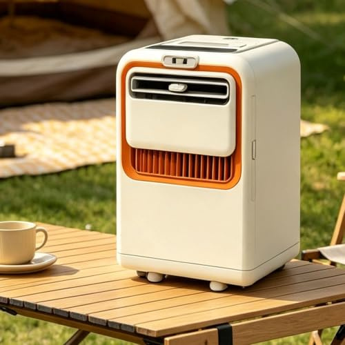 WACLMOTAKE Portable Split Air Conditioner Compact 9kg Lightweight AC, Convenient Handle Power-off Protection Low Noise, No Installation for RV Caravan Camping Tent Bedrooms