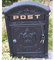 Cast Metal Post Box/Mail Box Wall Mounted Traditional Style - Black