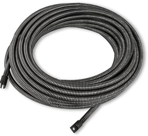EBERTH Spirale con lunghezza di 20 m, ricambio per macchina per la pulizia dei tubi elettrica, attacco M6 per tutte le teste di perforazione comuni, diametro 13 mm, per tubi di diametro da 5 a 10 cm
