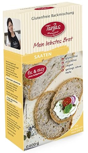 Tanjas glutenfreie Brotbackmischung SAATEN 6 x 400g