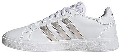 adidas Damen Grand TD Lifestyle Court Casual Shoes Schuhe, Cloud White/Platinum/Cloud White, 39 1/3 EU