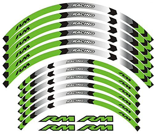 ROANNY Felgenband Motorrad 21 19 FELGE Streifen Klebeband Aufkleber FÜR Suzuki RM 125 250 1990-2008 (Color : 5)